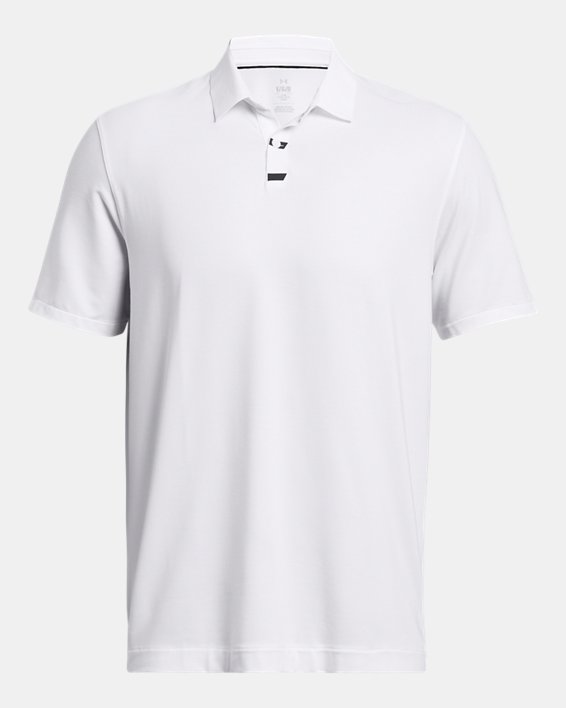 Men's UA Tour Tips Bonded Polo in White image number 5